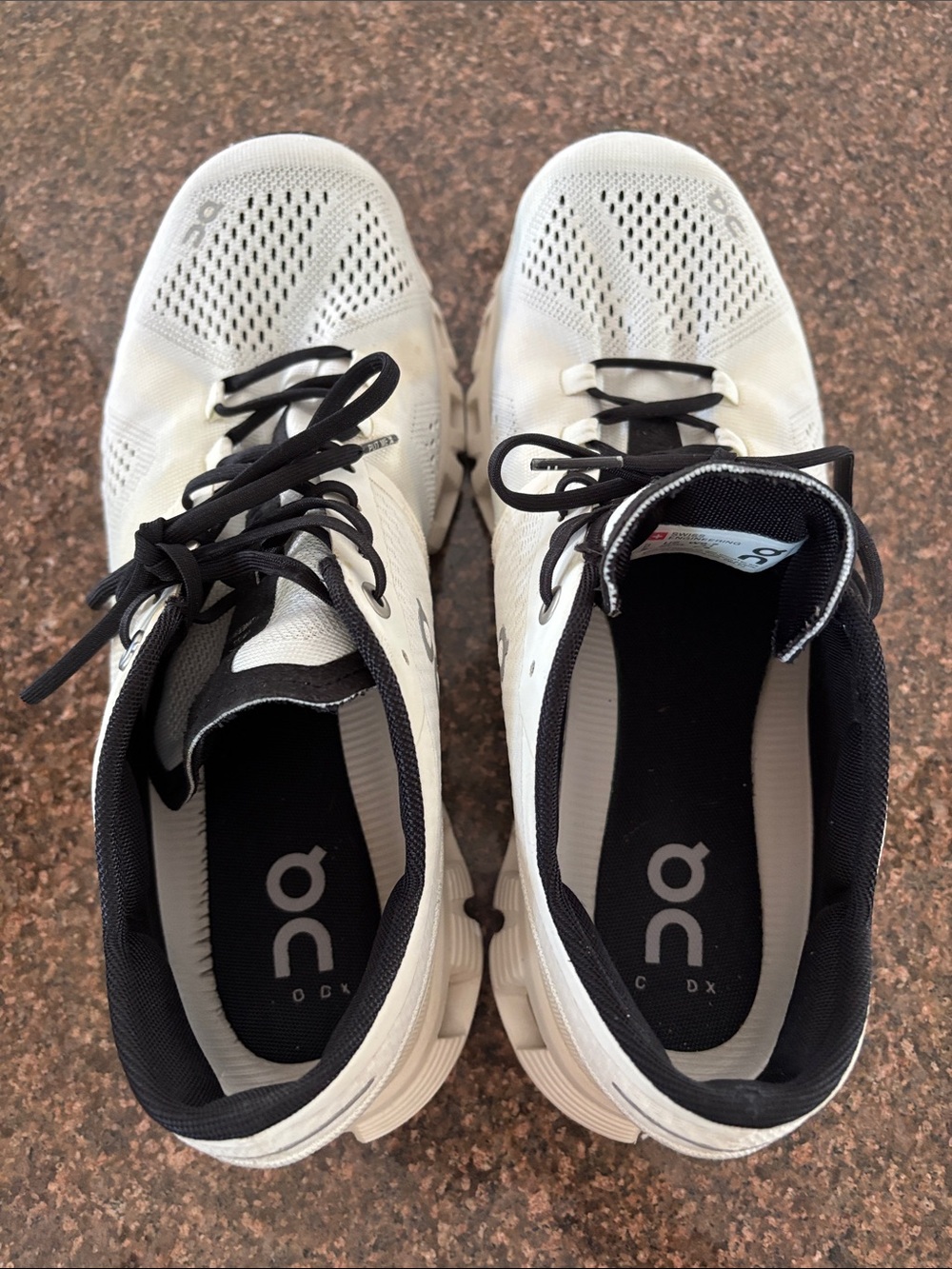 On Running Ladies White Black Performance Sneakers-9.5 - Picture 6 of 9
